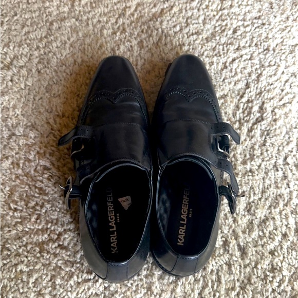 Karl Lagerfeld Double Strap Dress Shoes Men’s (8) - Picture 4 of 6